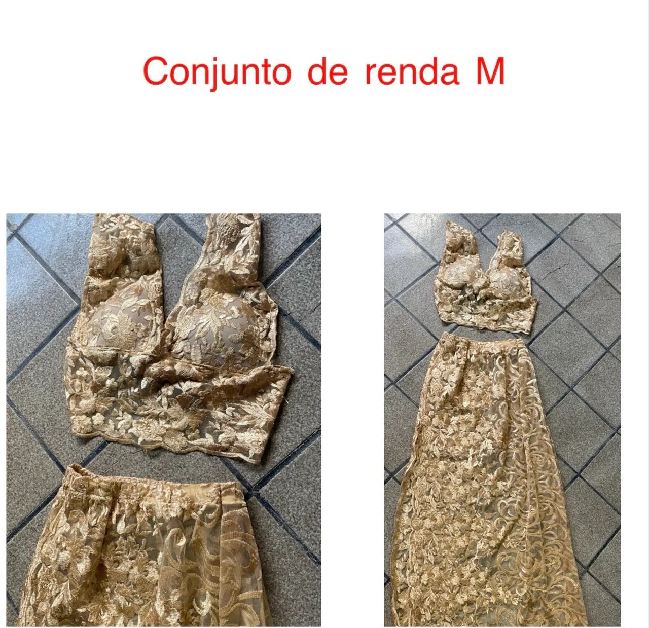 Conjunto de Renda M  - Foto 3