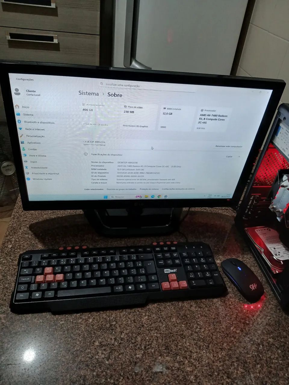 Computador Desktop CPU Asus A68HM-K<br> - Foto 2