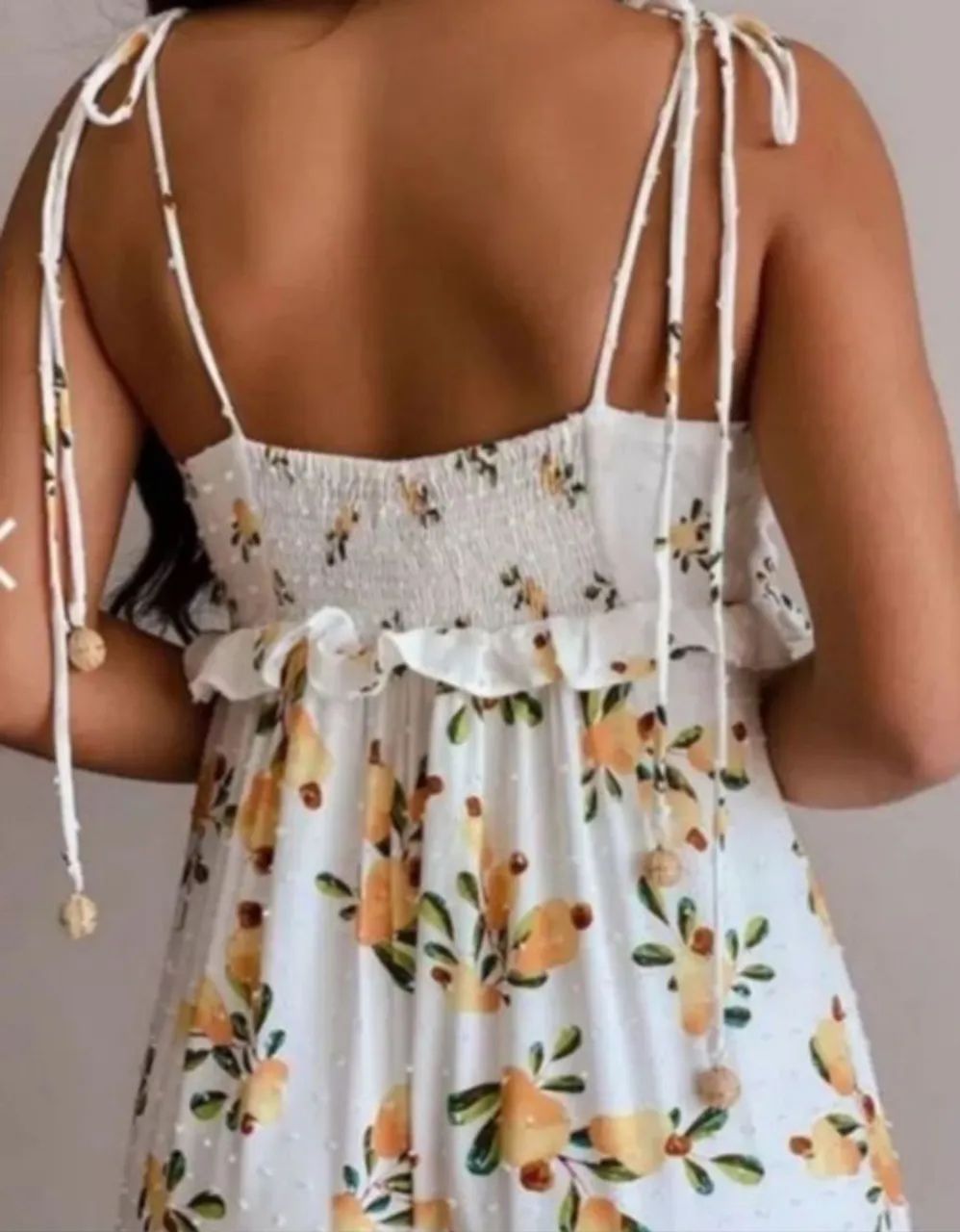 Vestido farm lenço Caju - Foto 3