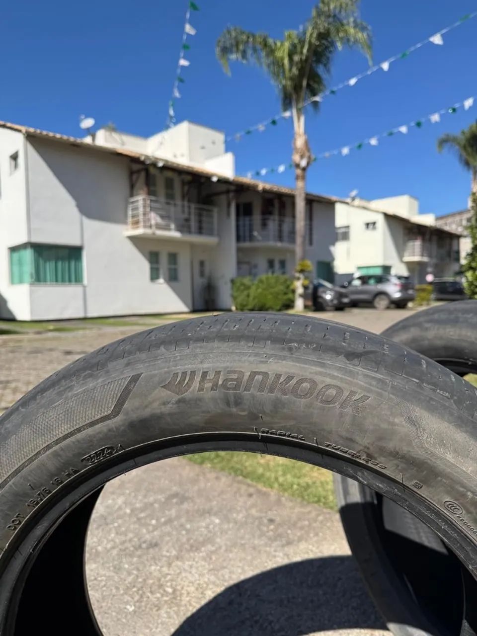2 Pneus 225/55 R19 Usados - Foto 4