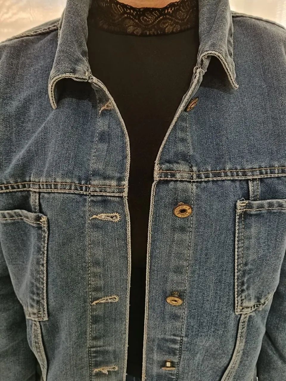 Vendo jaqueta jeans - Foto 2