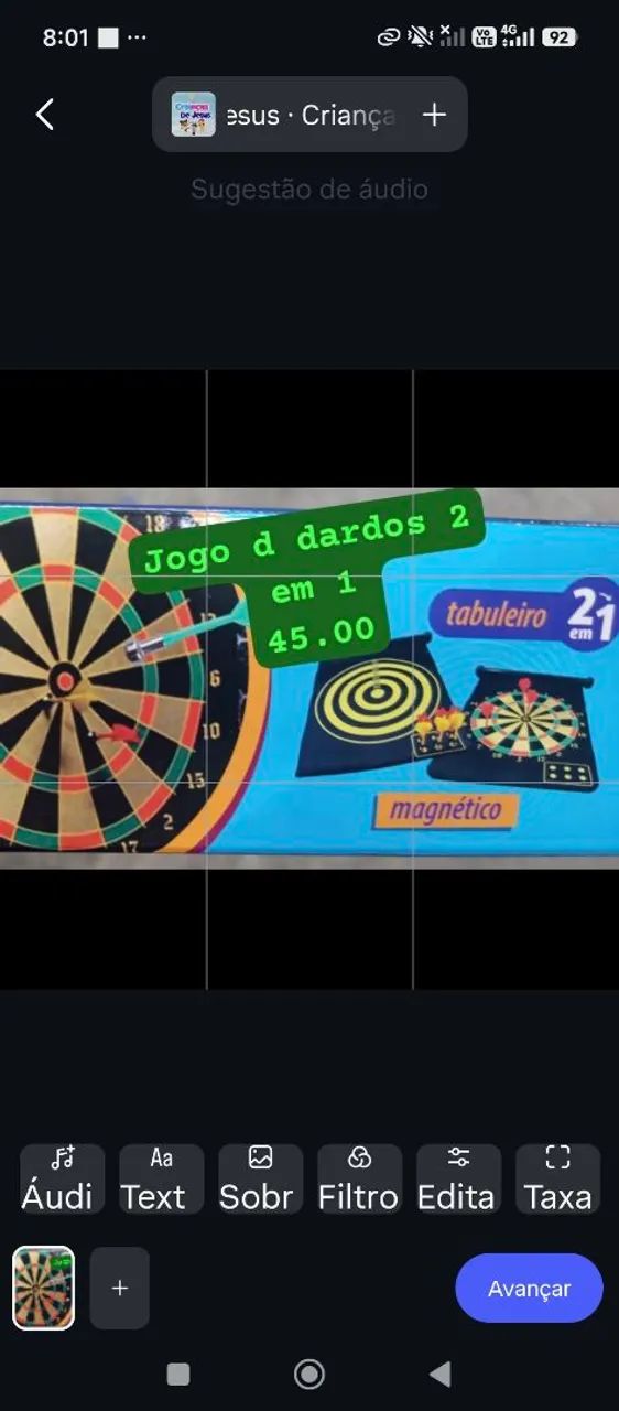 Jogo de DARDOS  2 EM 1  - Foto 2
