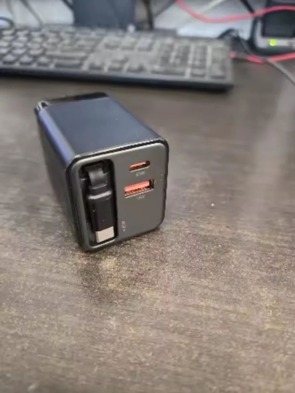  Carregador GaN Essager 65W | Cabo Retrátil USB-C - Foto 3