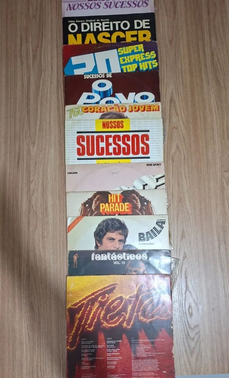 [LOTE EXCLUSIVO] Coleção de Vinis - Roberto Carlos, ABBA, Trilhas de Novela e MPB - Foto 6