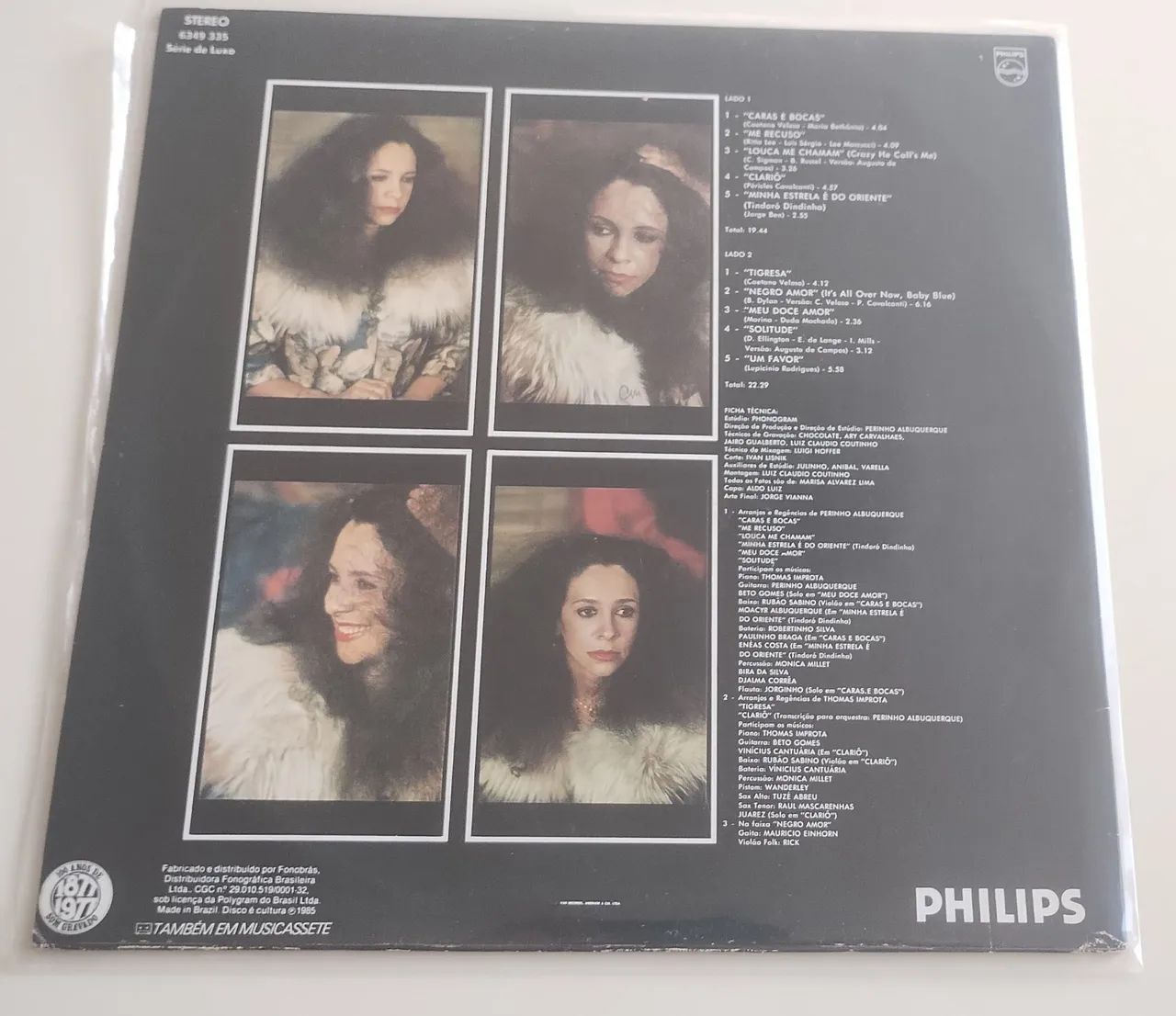 Disco de Vinil (LP) Gal Costa - Caras e Bocas - Foto 2