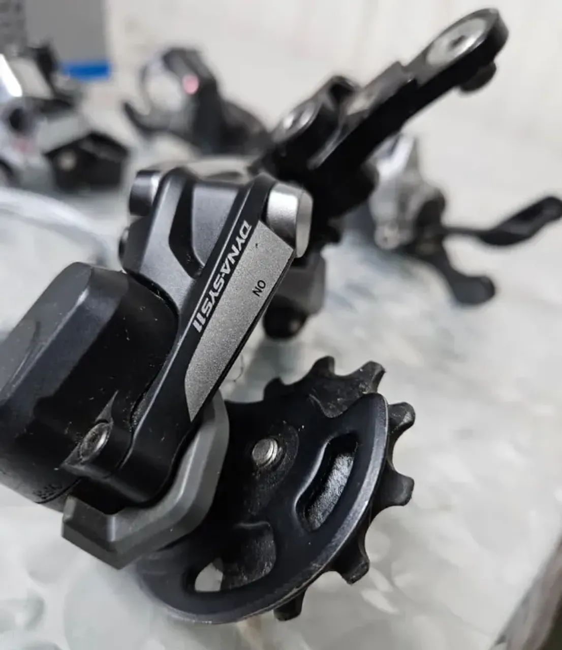 Roda, pedivela e kit slx completos - Foto 4
