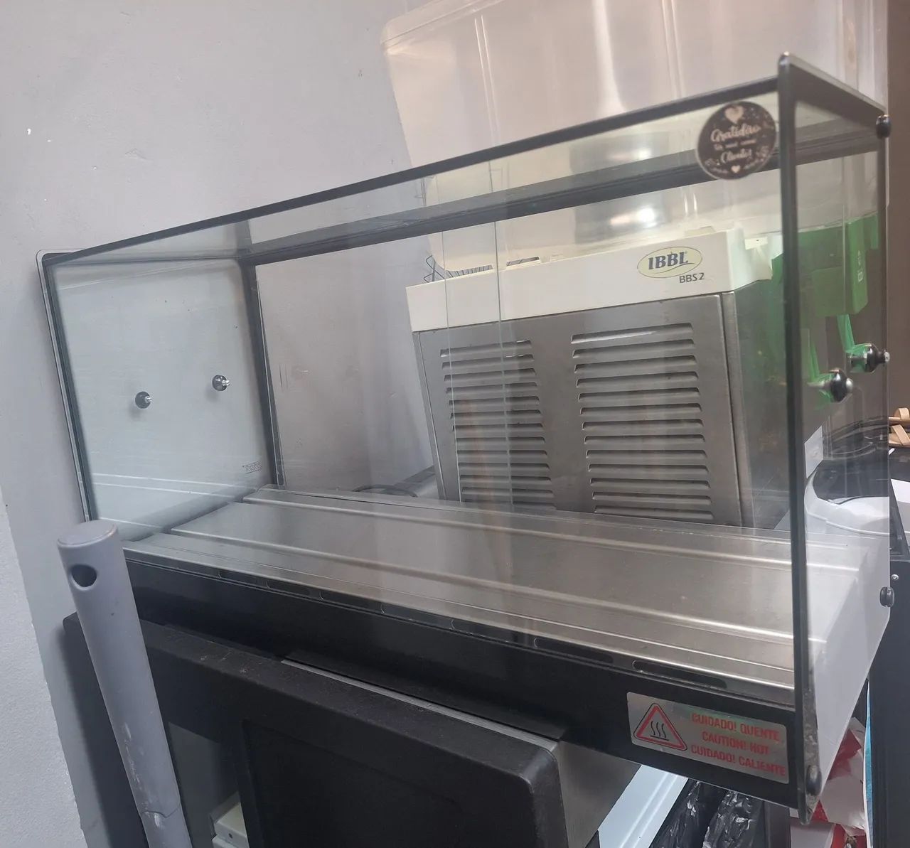 Balcão expositor sem refrigeração + Suqueira+ estufa - Foto 4