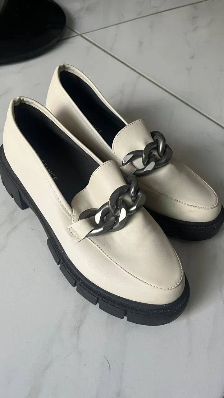 Mocassim off white