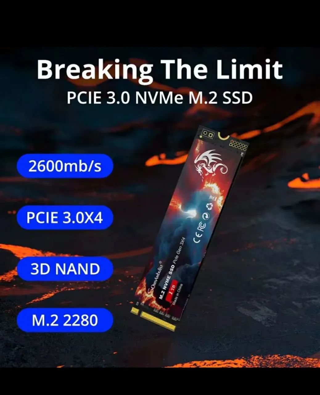 Ssd 256gb nvme m2 interno  - Foto 2