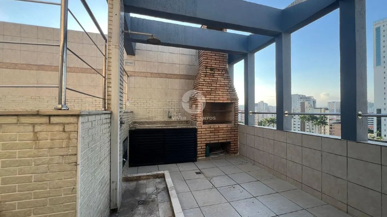 Cobertura duplex com piscina e 3 quartos no Boqueirão em Santos - Foto 3