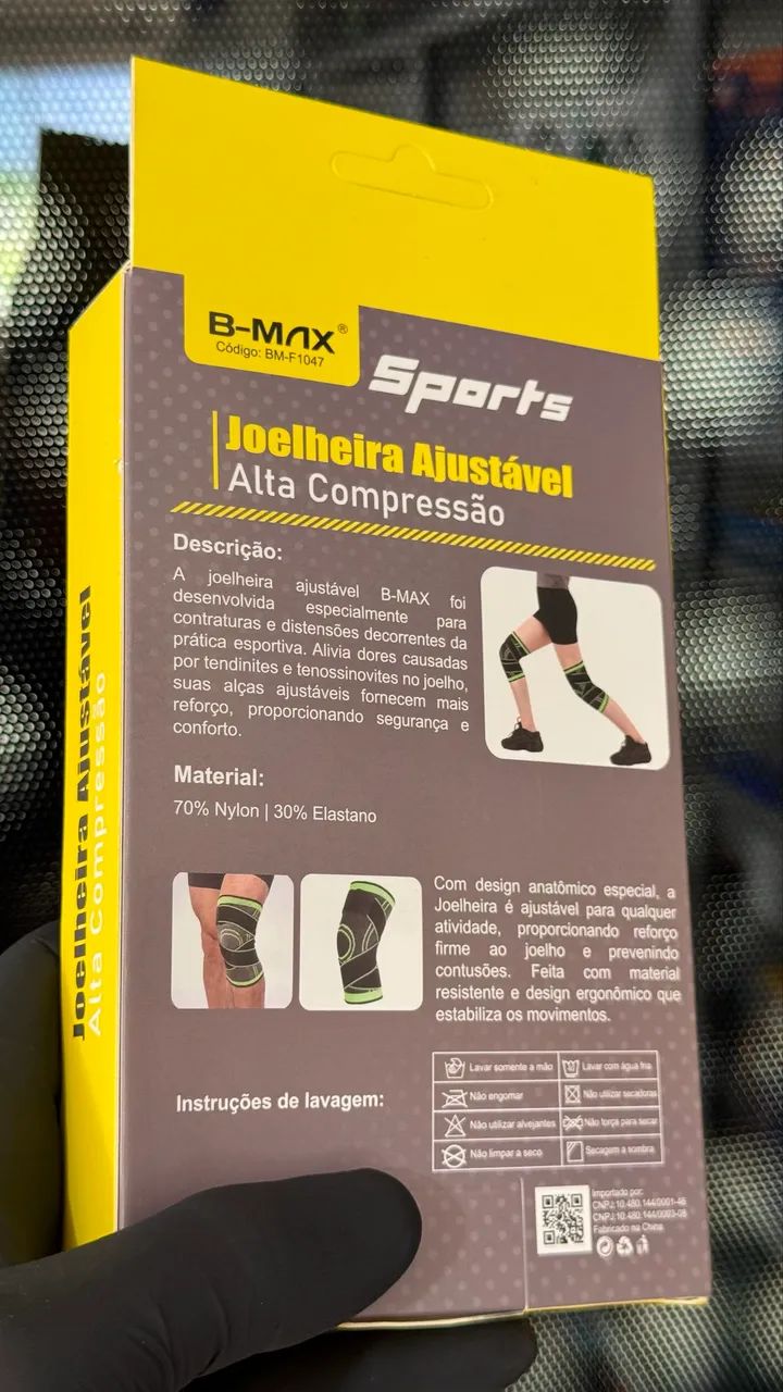 Joelheira ajustável alta compressão  - Foto 2