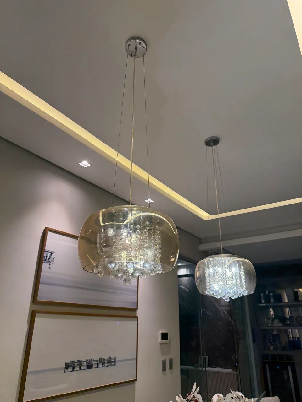 VENDE SE LUSTRES/PENDENTES SEMI NOVOS
