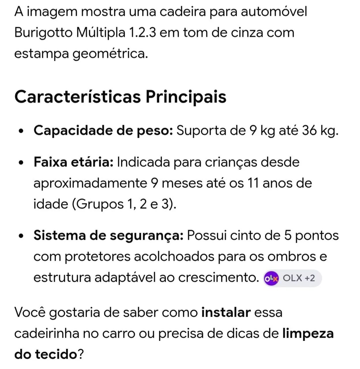 Cadeira de bebê para carro  - Foto 3
