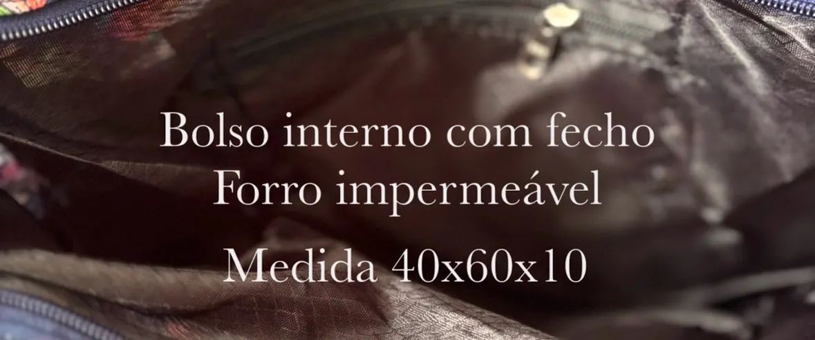 Bolsa grande impermeável  - Foto 4