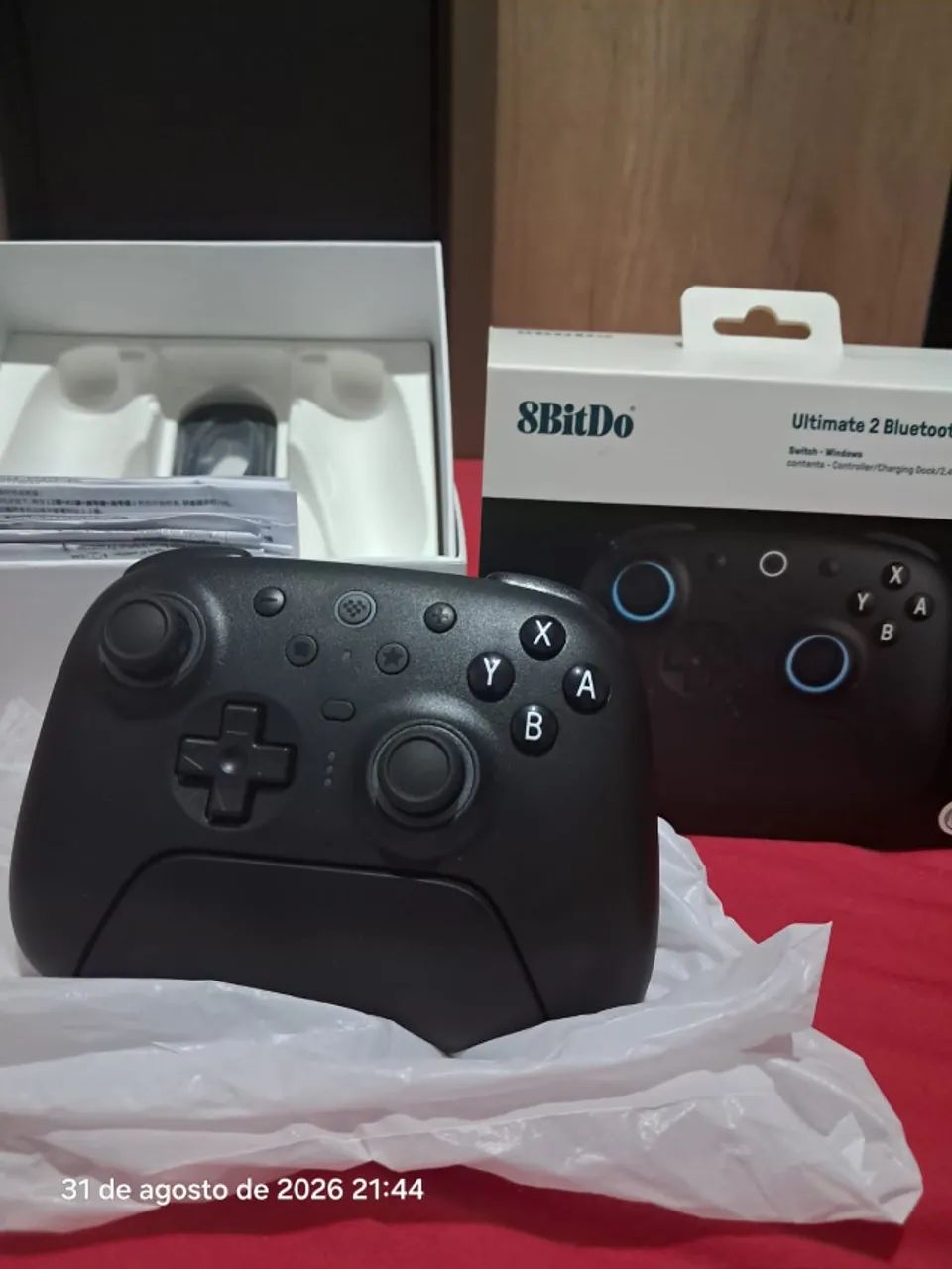 Controle 8BitDo Ultimate 2 Bluetooth Preto Switch 1/2 Windows