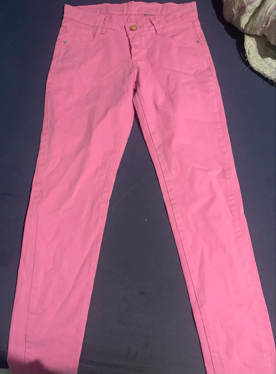 Calça jeans rosa NOVA  - Foto 2