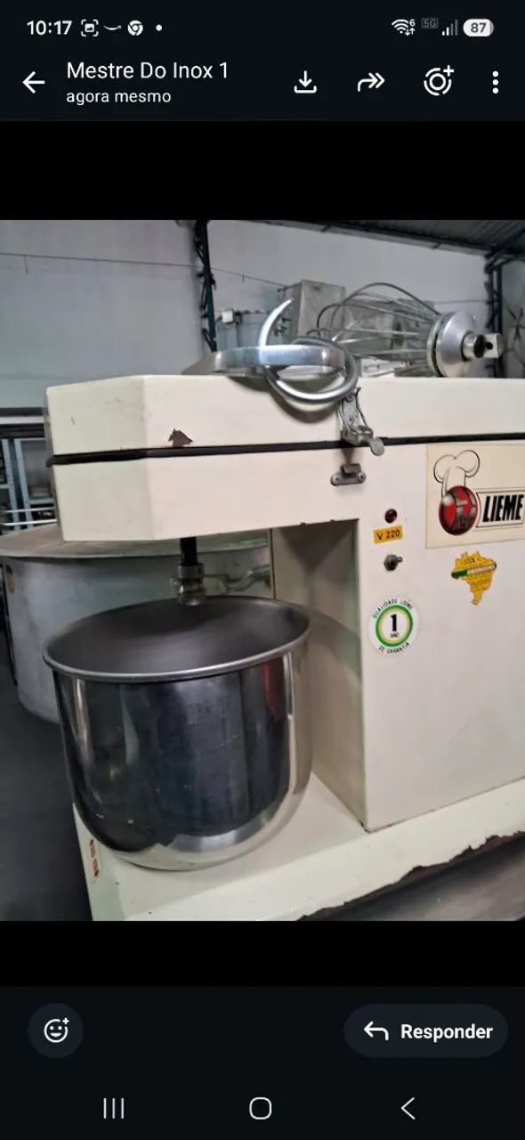 Batedeira planetária industrial