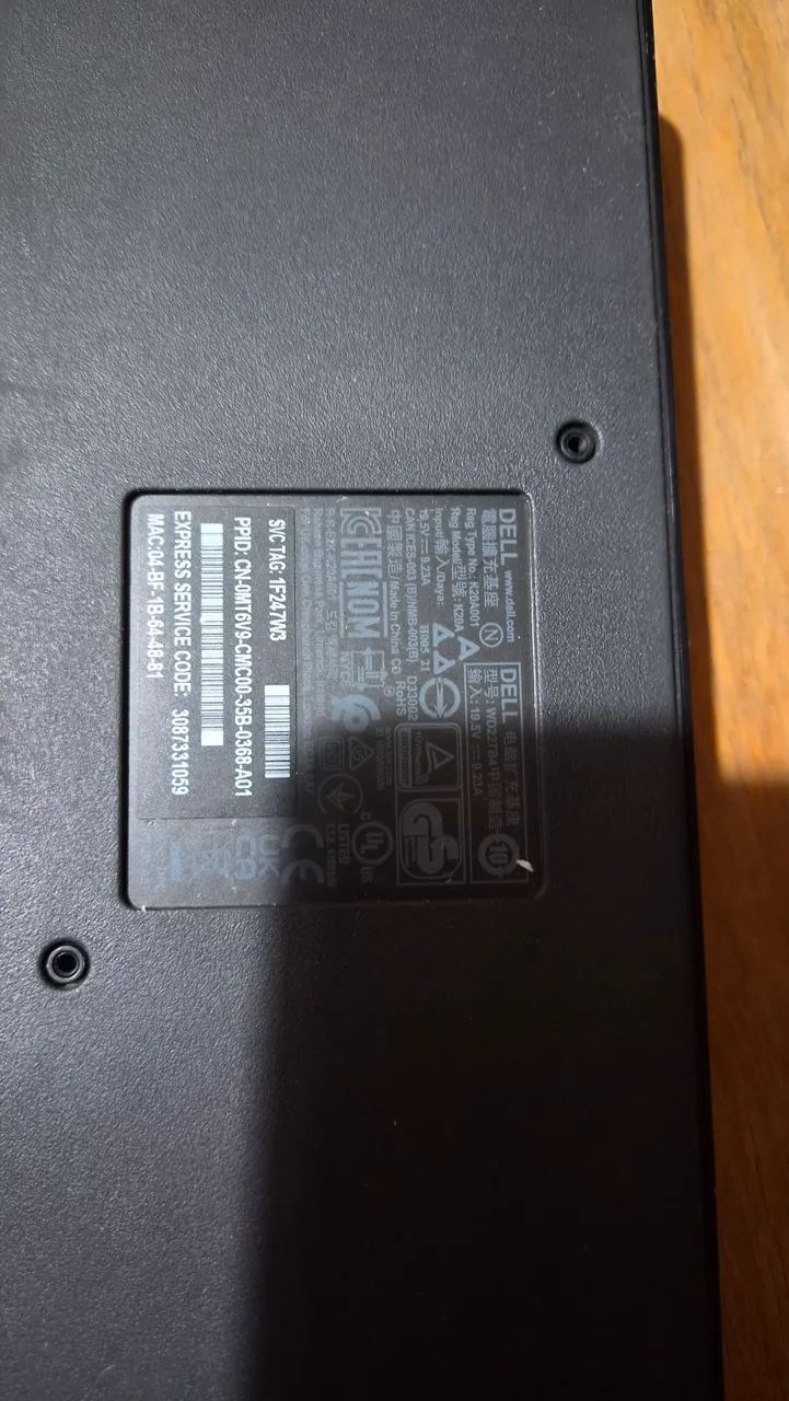 Dock Station Dell WD19S USB C com fonte 180W - Foto 4