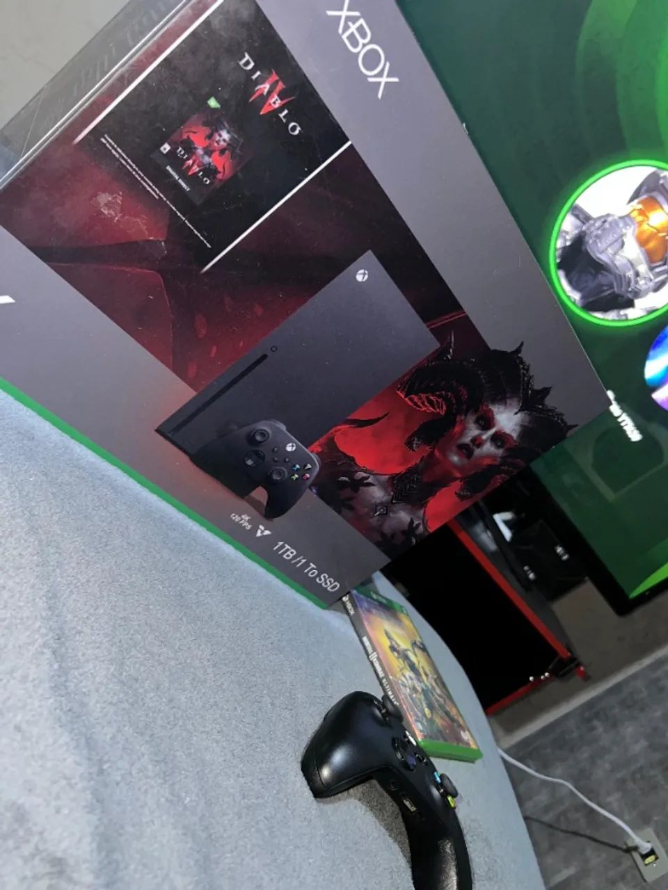 Console Xbox Series X RRT-00042 1TB Diablo IV Bundle cor preto 2023