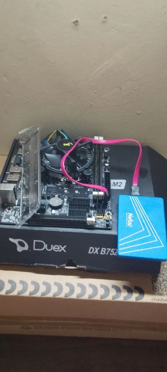 Kit placa mãe 1155 i3 terceira ssd 120gb 