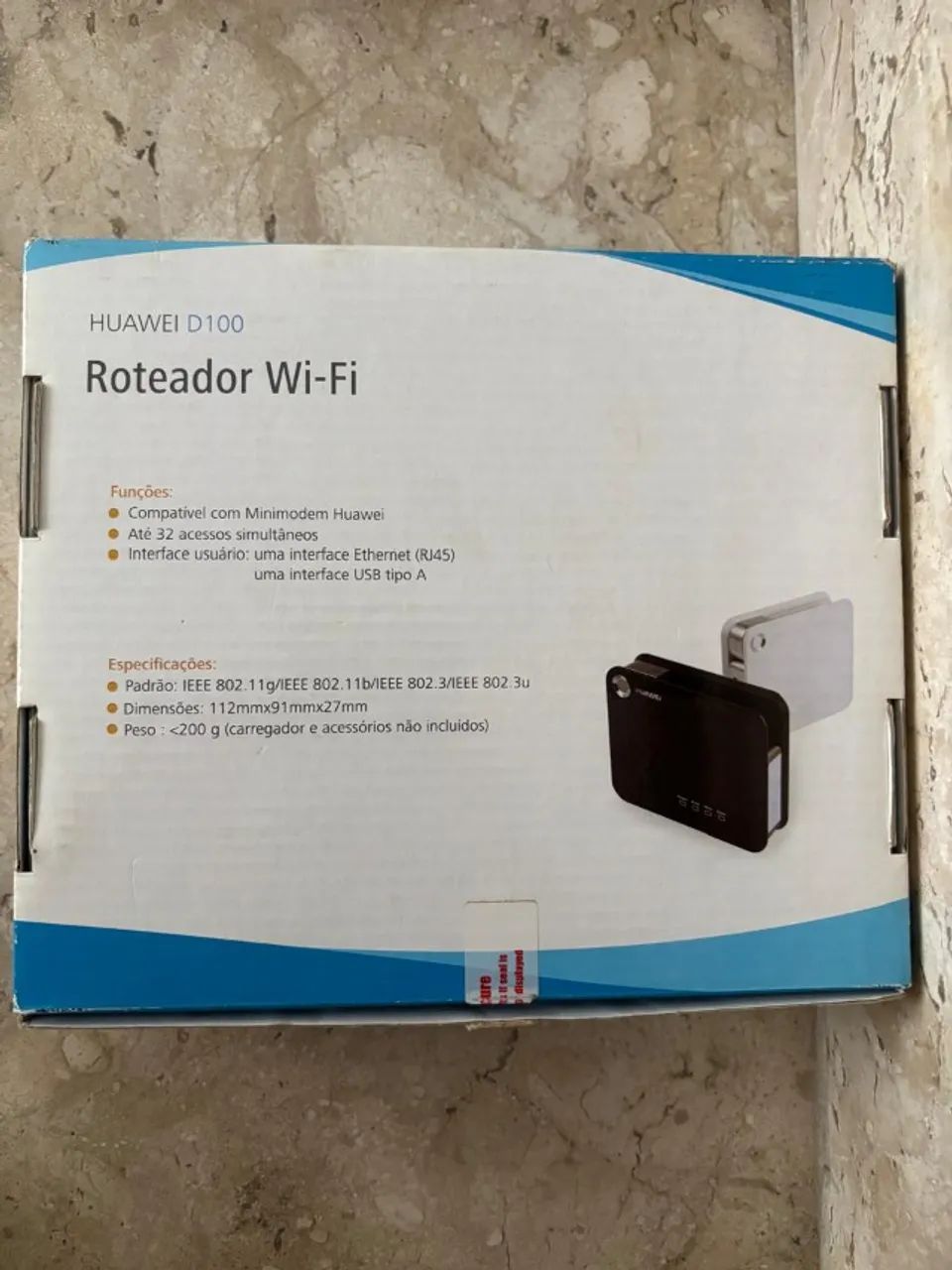 Roteador wi-fi HUAWEI D-100 para Modem 3G - Foto 2