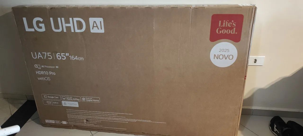 Smartv LG 65" nova - com avaria. Leia ao anúncio!