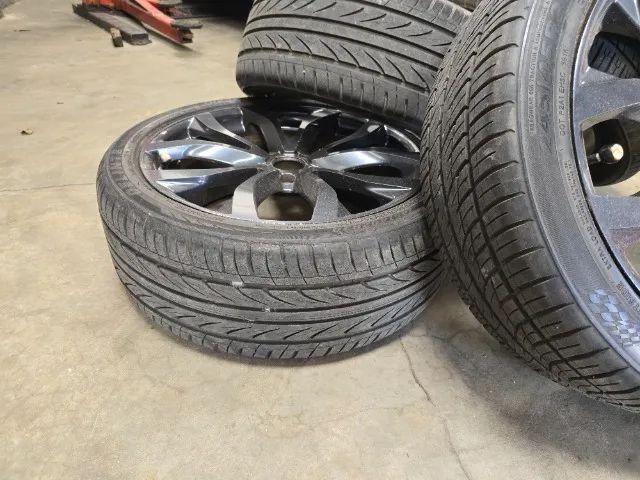 Roda aro 20 Rs6 5x112 5x114 pneus 245/45r20 245/40r20  Delinte  - Foto 4