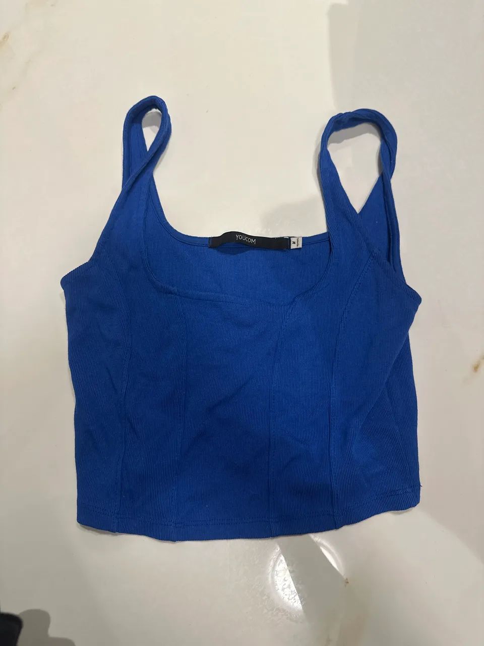 Cropped youcom M azul