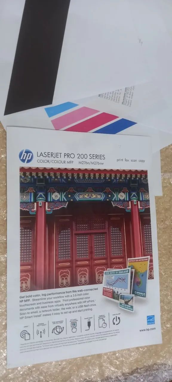 Impressora HP MFP M276DW Colorida De Toner Com Rede E Wi-Fi - Foto 2