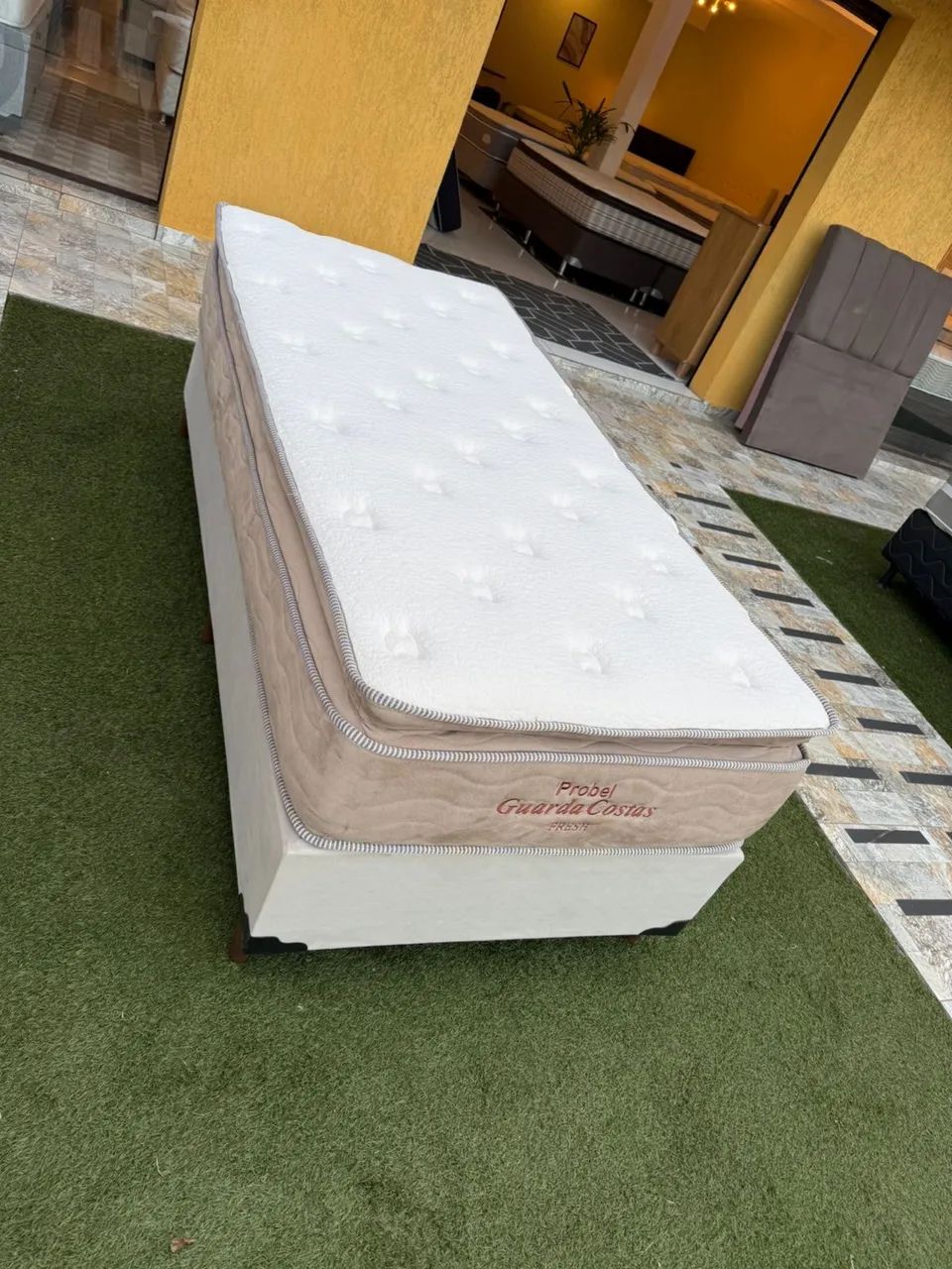  Cama box Solteiro SEMINOVA TOP PROBEL - Entrego!  - Foto 5