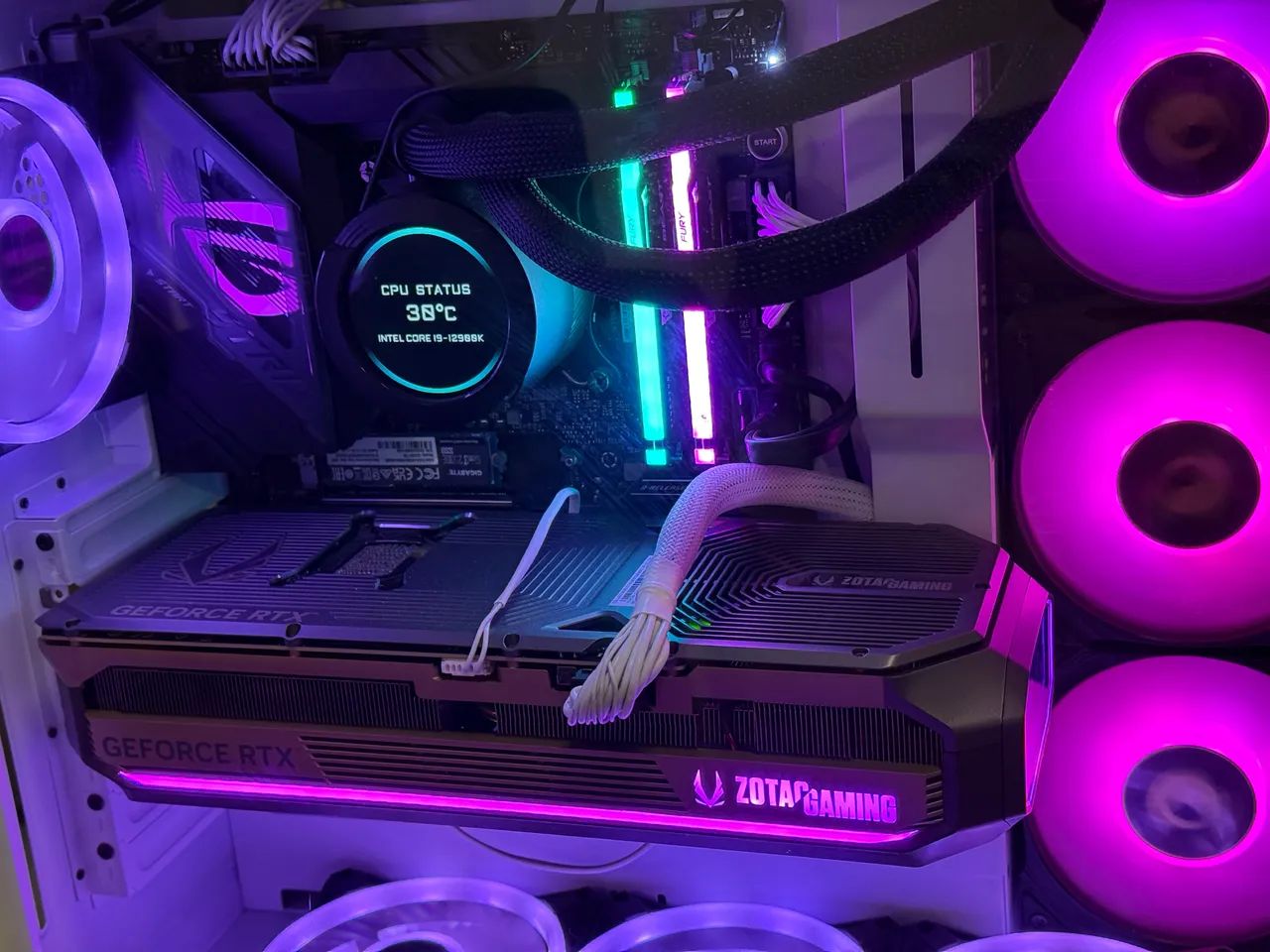 PC COMPLETO - I9 12900k - RTX 5080 OC EX - 32GB DDR5 - BRINDES - Foto 3