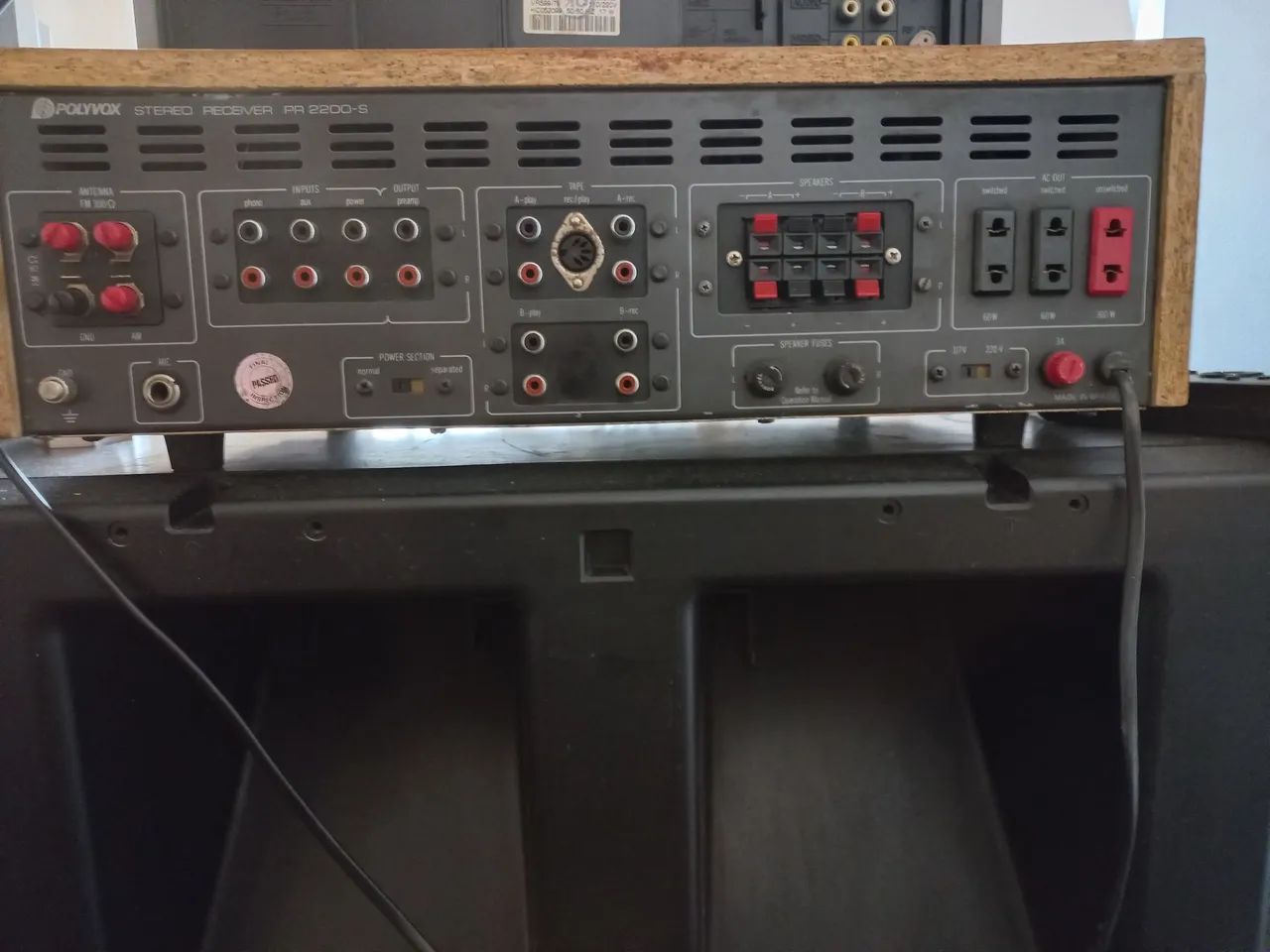 Receiver Polivox PR  2200 S  -  100W  RMS de pura Potencia e Fidelidade. - Foto 6