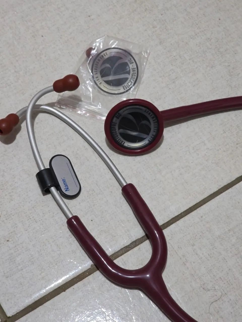 Estetoscópio BIC Com Diafragma e Par de Olivas Adicionais - Usado - Foto 3