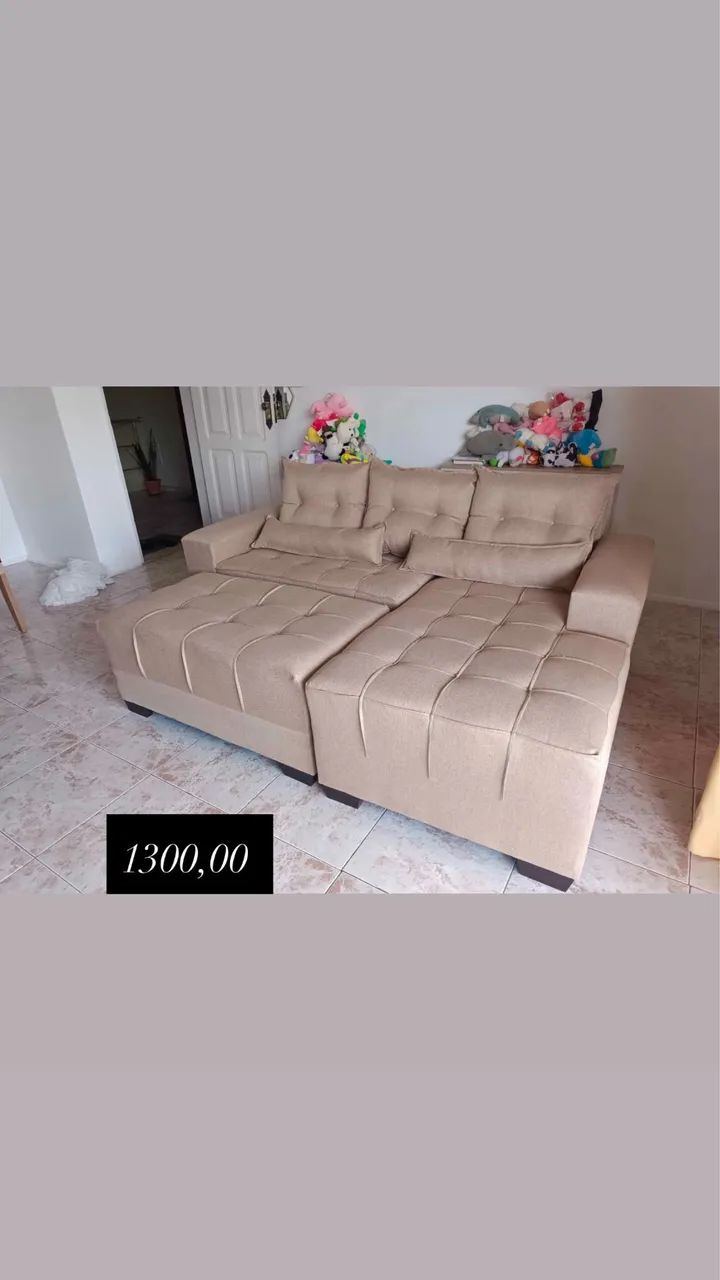 Sofá Modular Confortável e Elegante  1300 