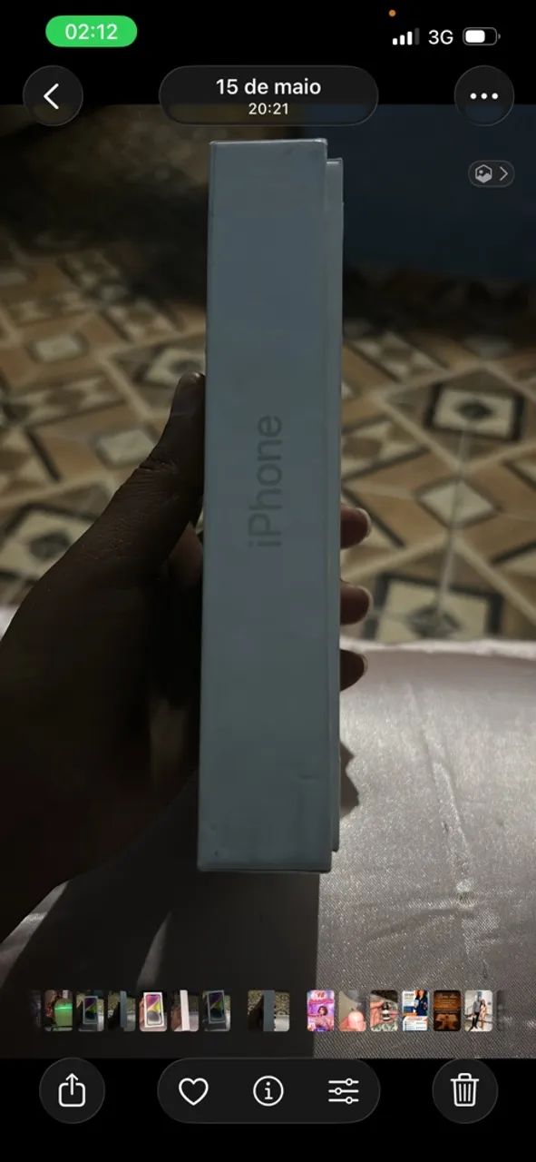 Vendo caixa original do iPhone 14 