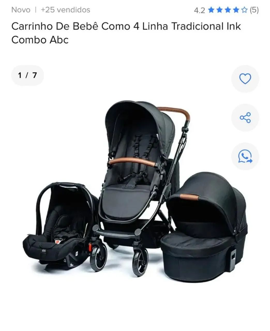 Carrinho ABC Design   Como4 3x1