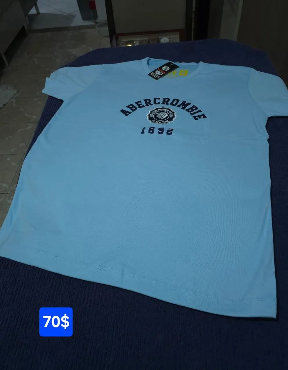 Camisa Grife peruana elastano da Abercrombie G 