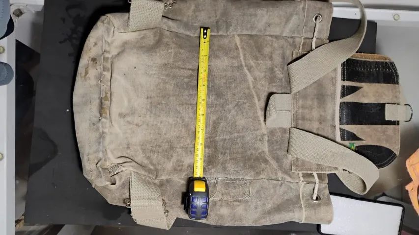 mochila de lona reciclada - Foto 4
