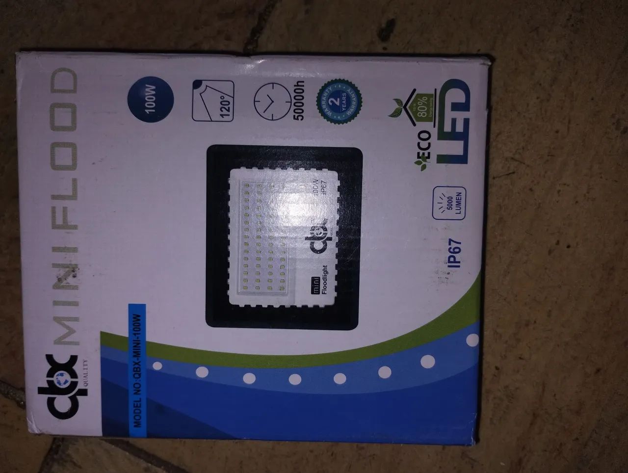Refletor led 100w novo 