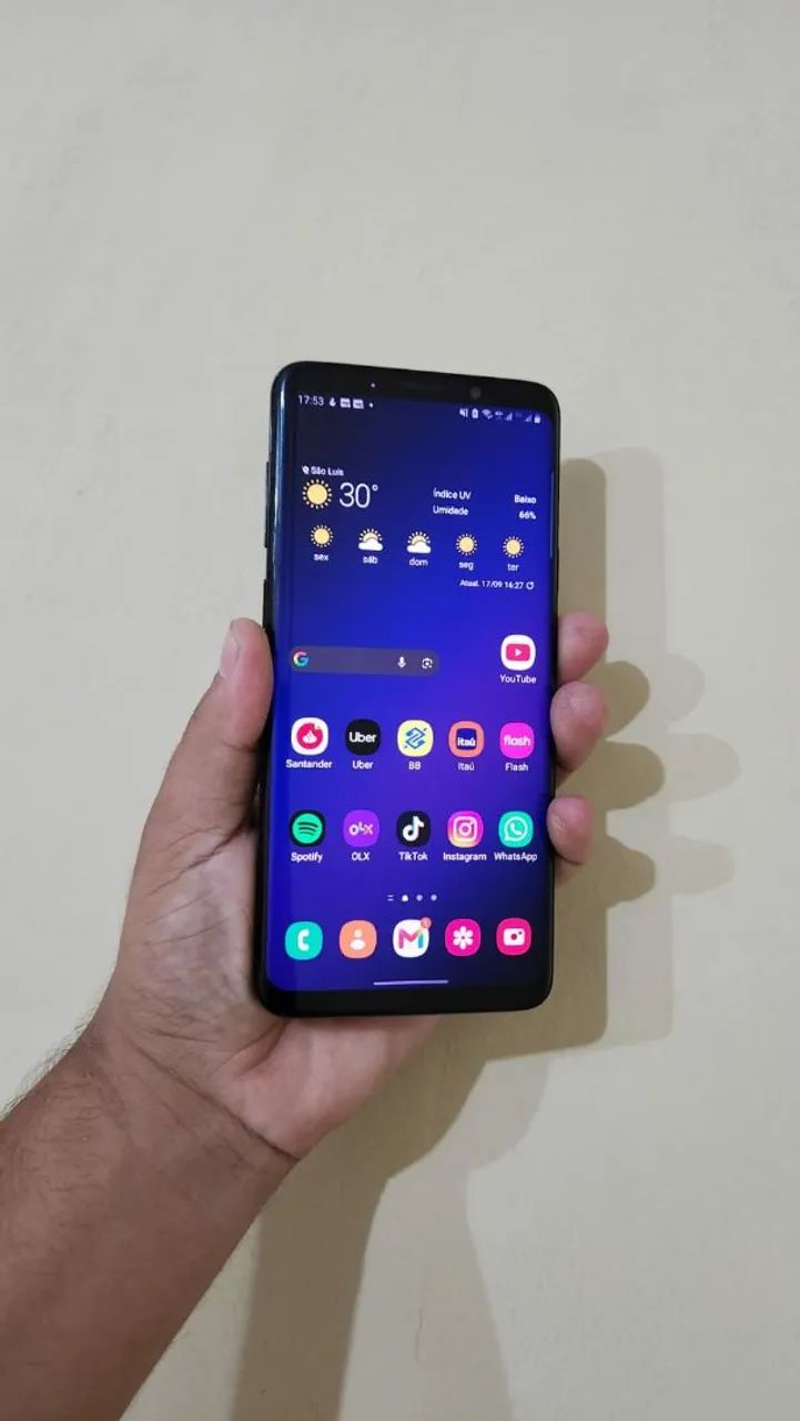 Galaxy S9 plus pra sair logo  - Foto 3