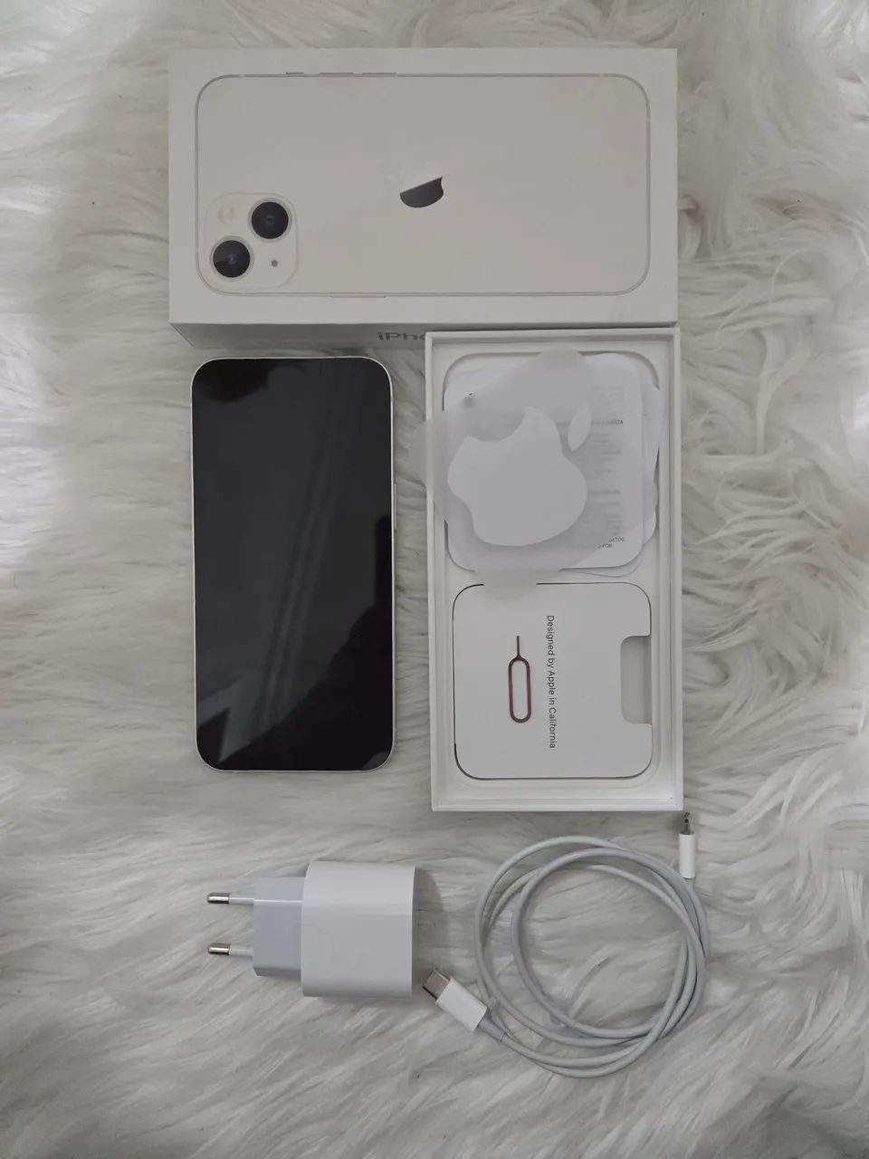 iPhone 13 Branco Estelar 128GB Com Caixa Original