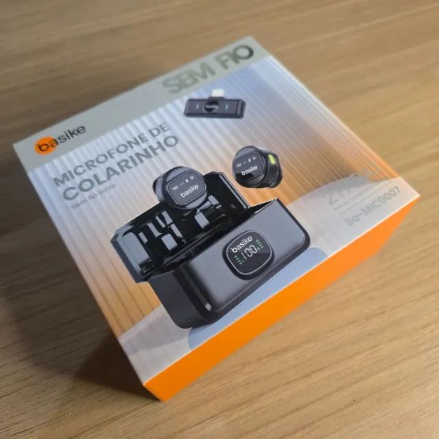 Microfone Lapela Profissional Sem Fio