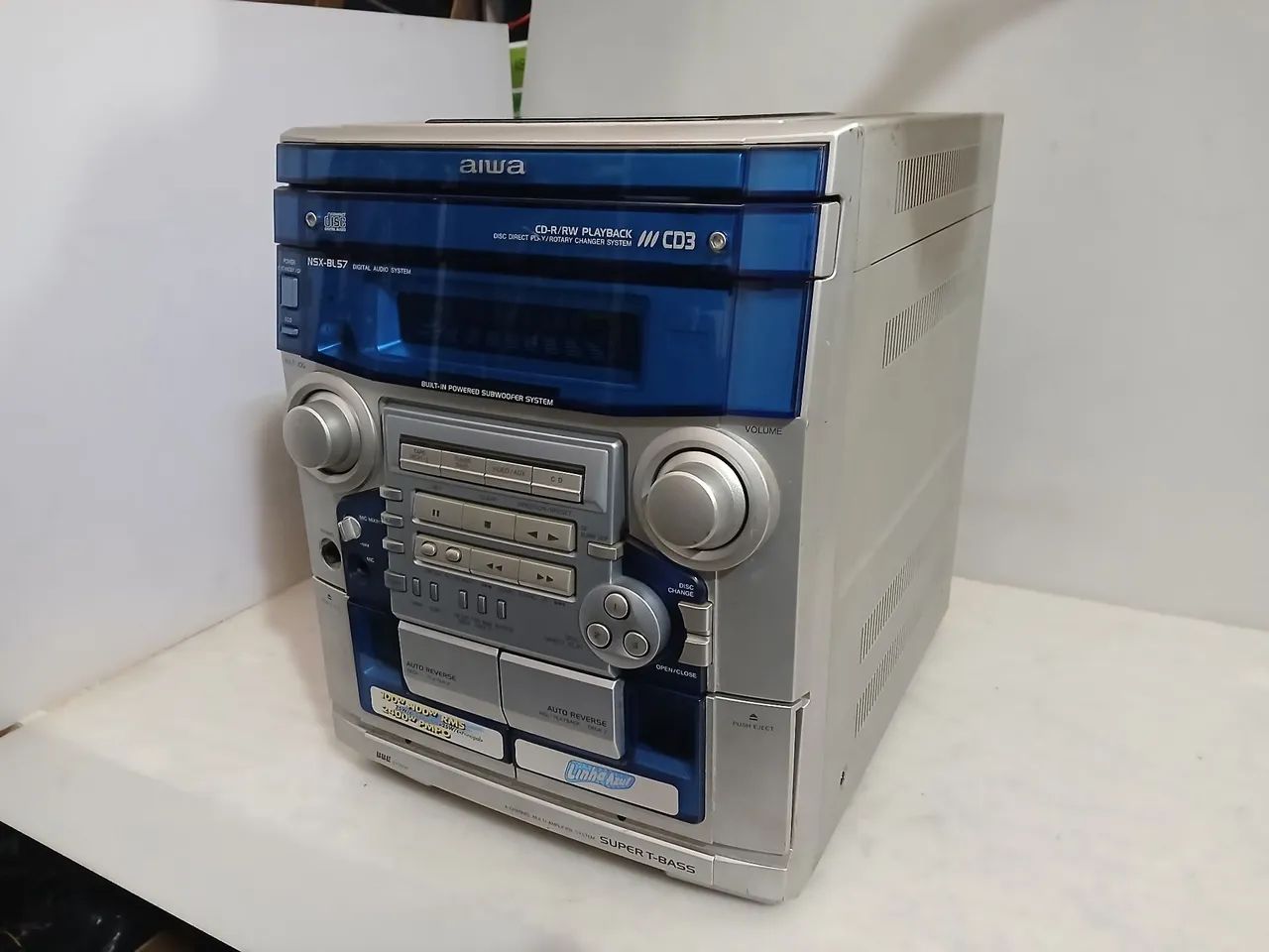 Mini System AIWA NSX BL57 com defeito 