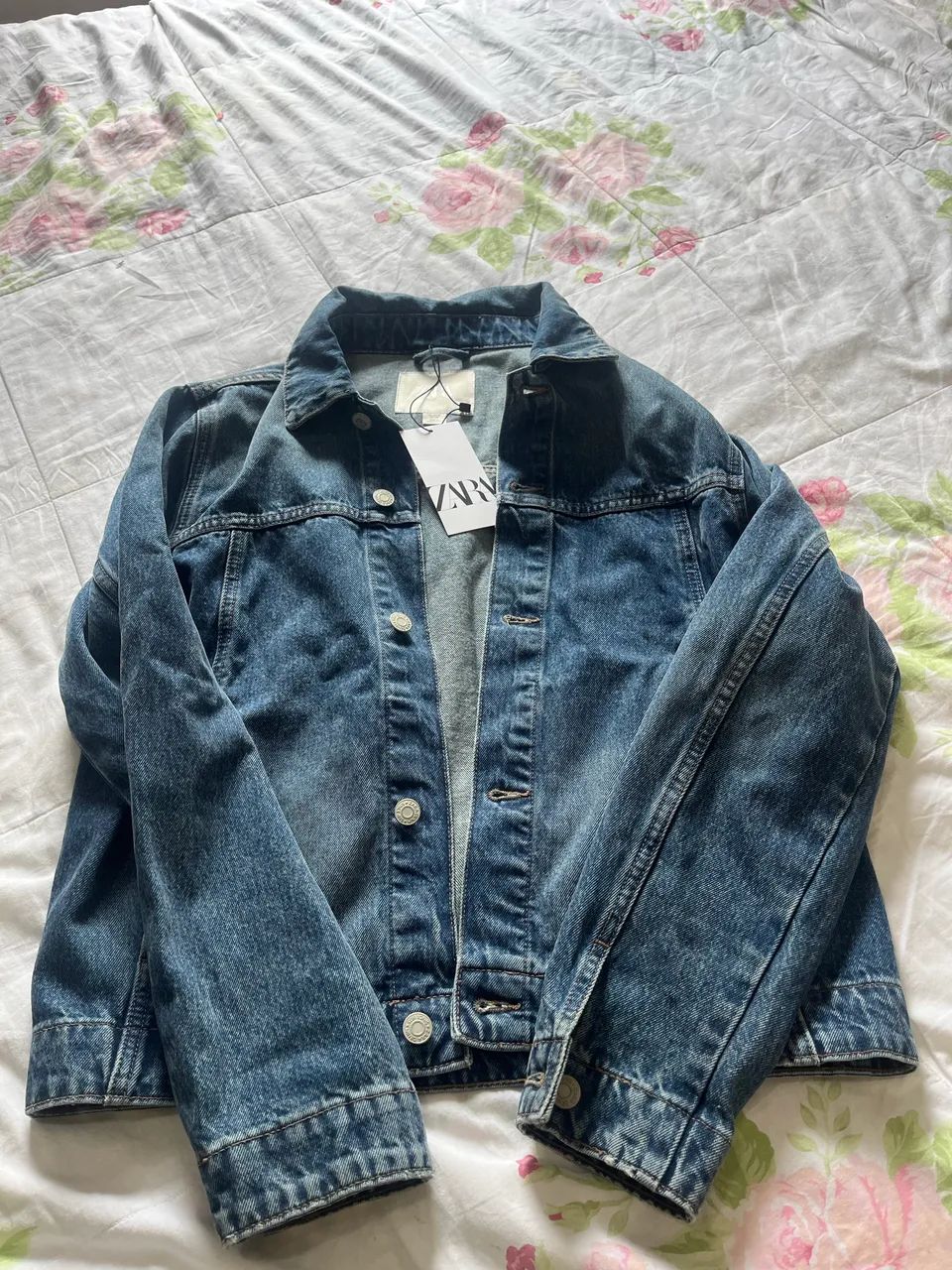 Jaqueta jeans masc. zara nova com etiqueta  - Foto 3