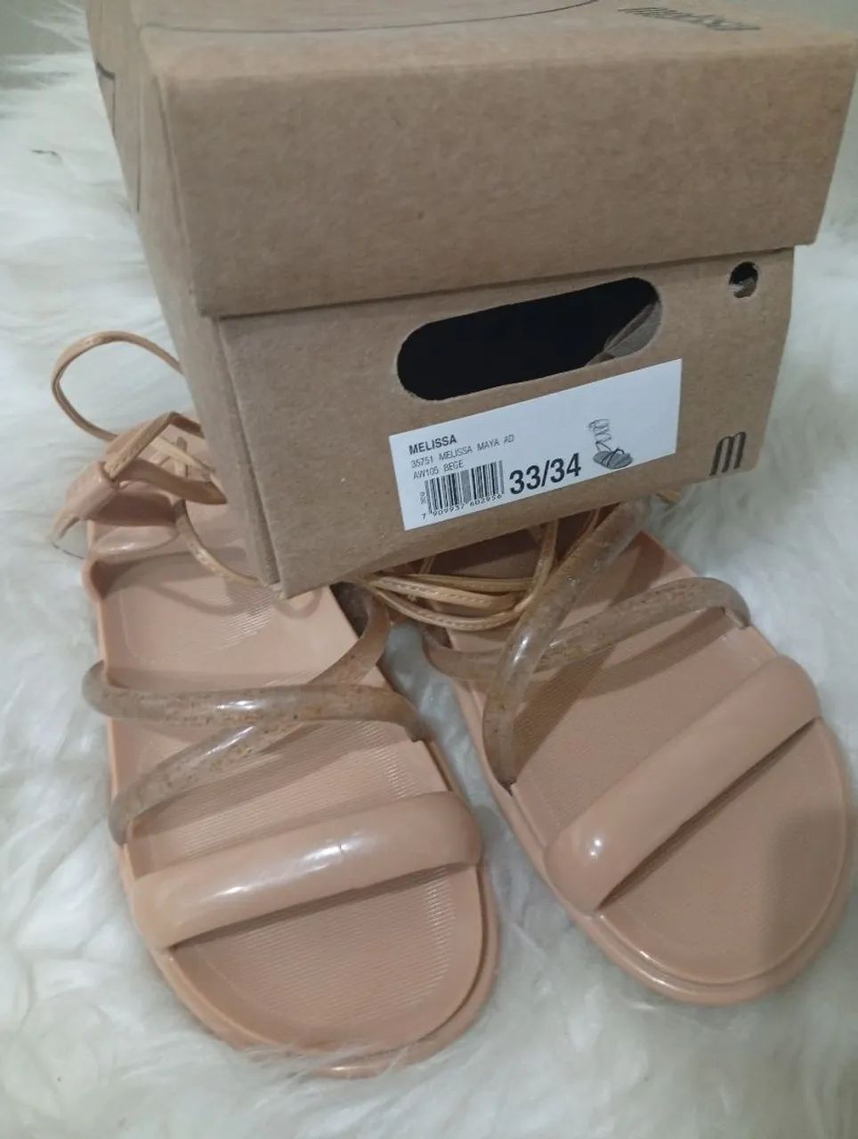 Melissa bege 34 nova