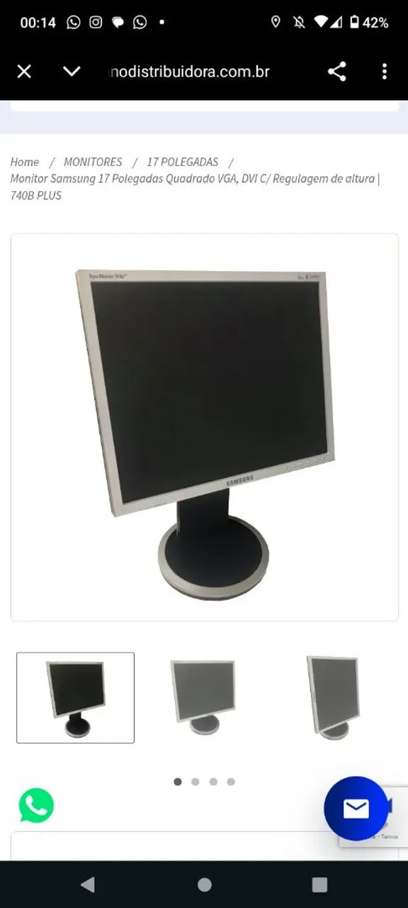 MONITOR SAMSUNG 20 POLEGADAS  - Foto 5