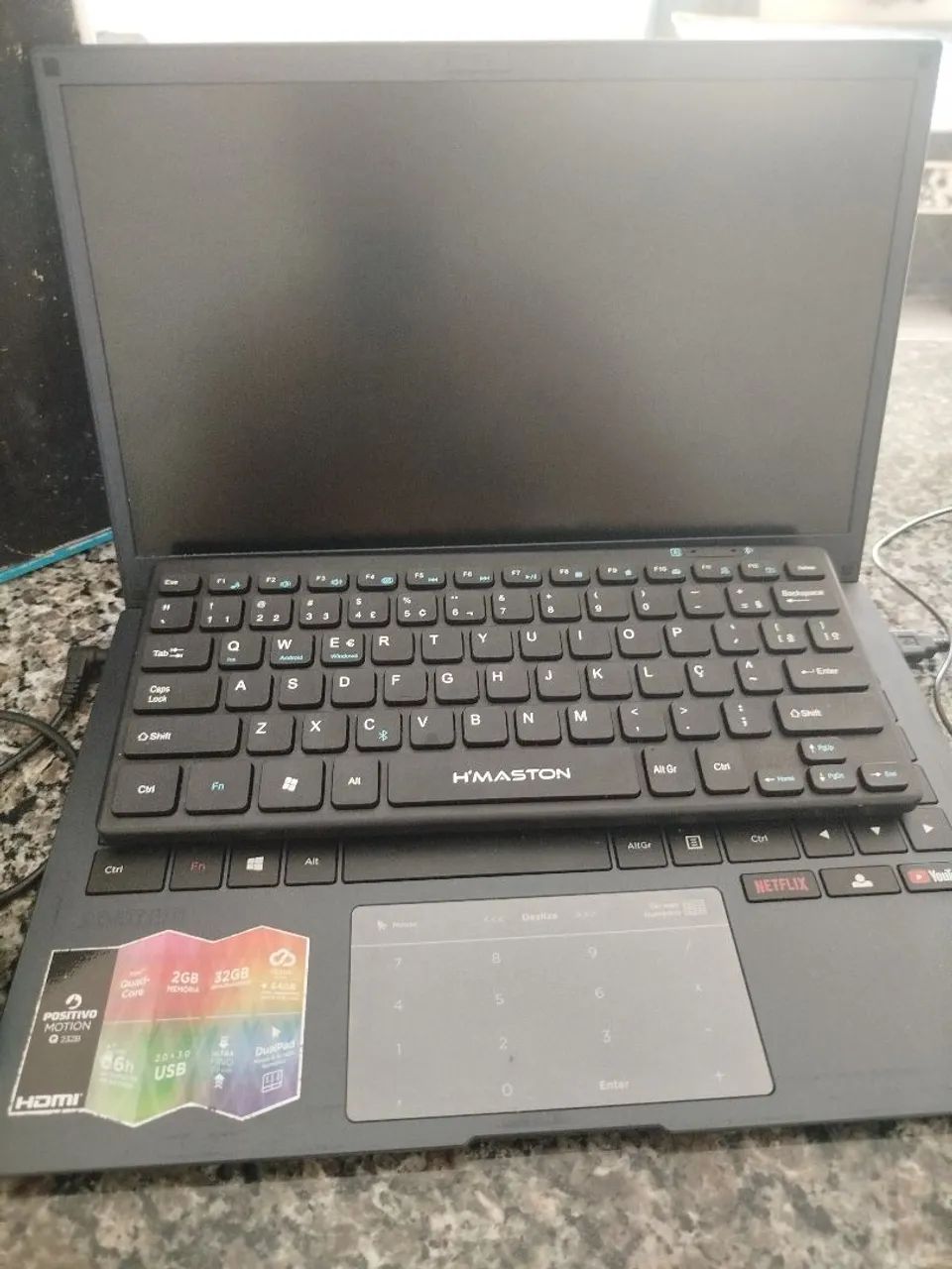 Vendo Notebook Positivo com caixa. - Foto 2