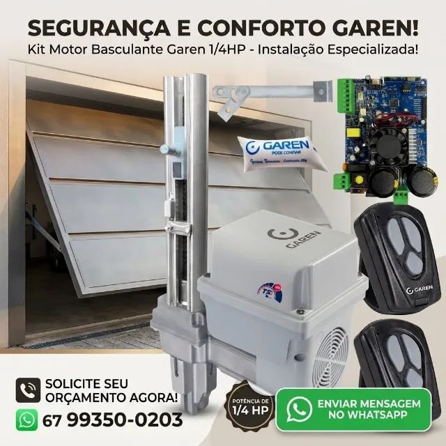 Instalação e Manutenção de Motor de Portão Eletrônico