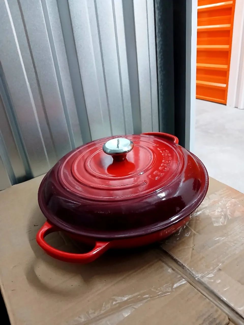 LE CREUSET おひつ レッドスプーン無し LE CREUSET おひつ レッドスプーン無し LE CREUSET おひつ レッド