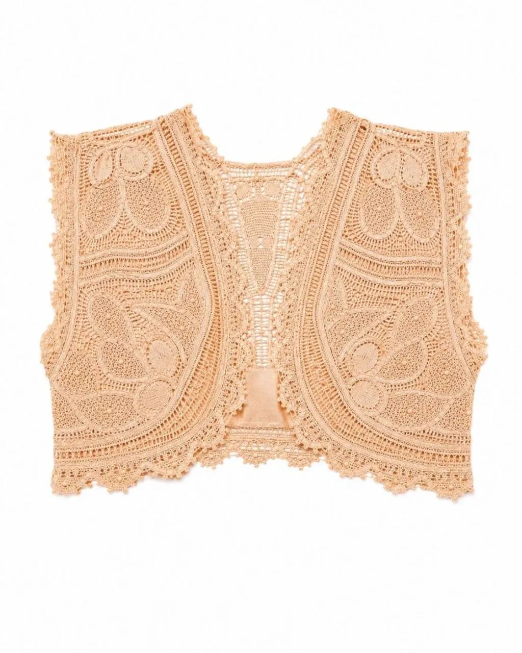 Vestido com bolero em renda renascença  - Foto 3